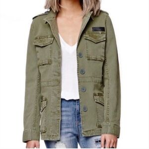 😆Green Gyspy Warrior military jacket size S